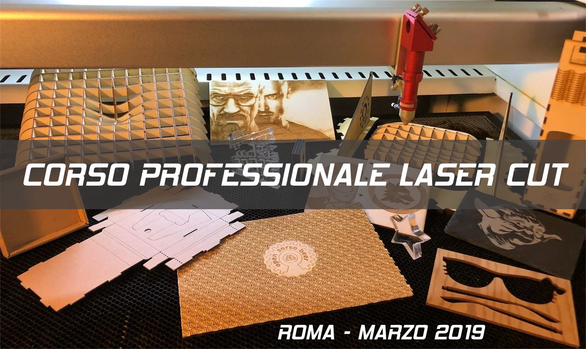 Un corso in due serate per imparare a realizzare lampade personalizzate con  il taglio laser - Fablab Roma